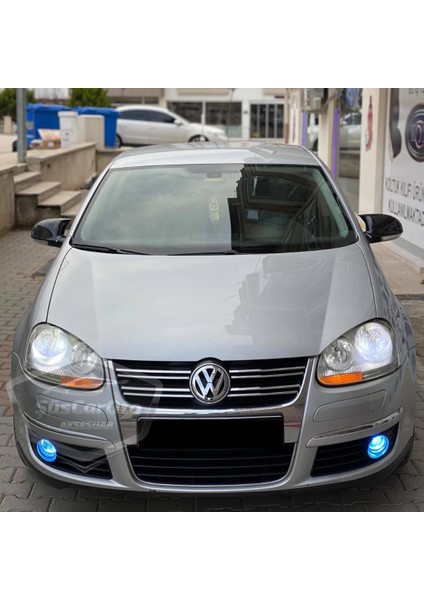 Vw Jetta Mk5 2005-2010 Batman Yarasa Ayna Kapağı Piano Black Abs Plastik modelleri