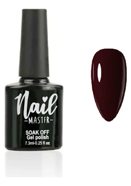 Nail Master M550 Kalıcı Oje 7,3ml Bordo