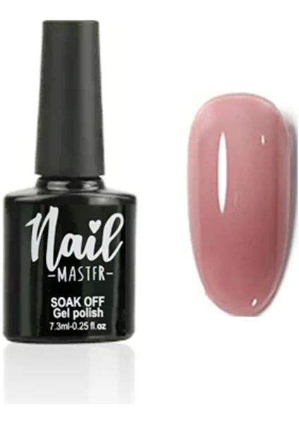 Nail Master M874 Kalıcı Oje Renkli Base Coat - Cover Pink 7,3 ml