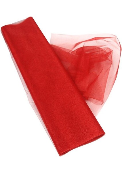 Kristal Tül Kırmızı 3 x 50 Mt