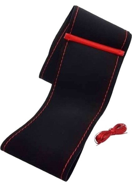 Vw Transporter T7 Dikme Direksiyon Kılıfı Alkantra Kırmızı Yüzük fiyatları