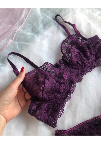 Zag Lingerie Yumuşak Dantelli Takım