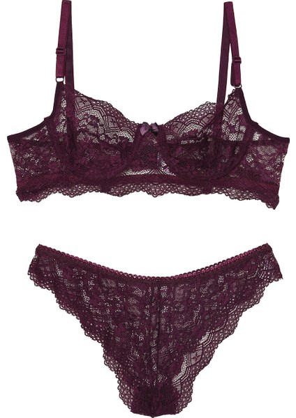 Zag Lingerie Yumuşak Dantelli Takım