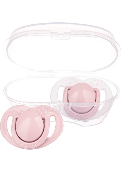 Sterilizasyon & Saklama Kutulu 2li Ortodondik Emzik 12 Ay+ Powder Pink fırsatları