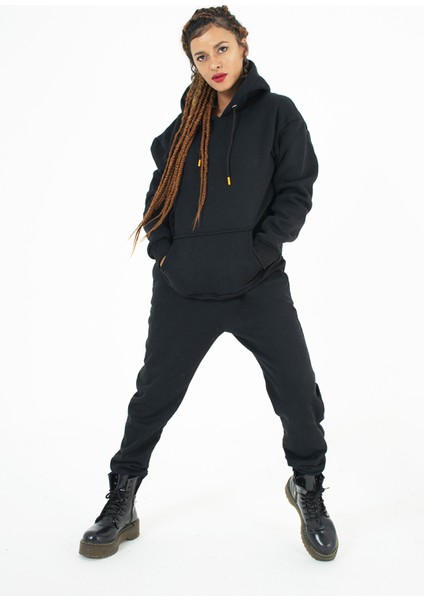 Unisex Kapüşonlu Oversize Sweatshirt