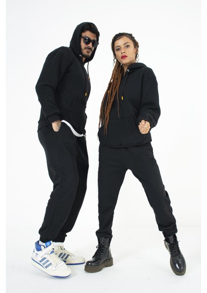 Unisex Kapüşonlu Oversize Sweatshirt