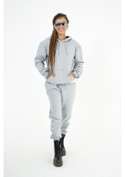 Unisex Kapüşonlu Oversize Sweatshirt