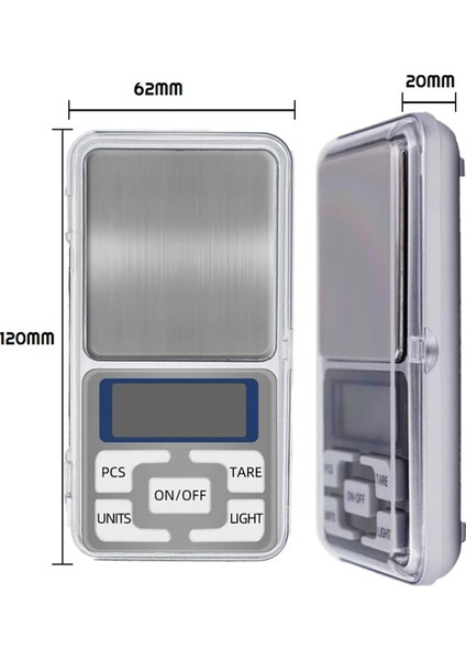 Hassas Cep Terazisi Dijital Tartı Kuyumcu Gümüşçü