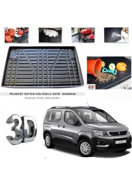 Rifter Bagaj Havuzu 2019-2023 Tam Uyumlu 3D Kauçuk