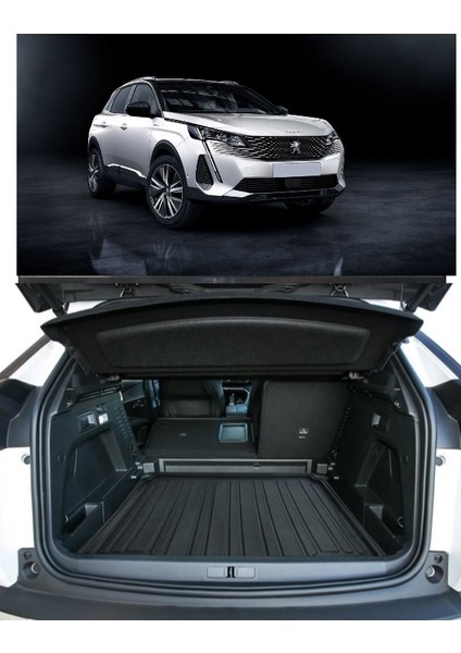 2018 Peugeot 3008 Bagaj Havuzu Alt Kademe Uyumlu Kokusuz Kauçuk