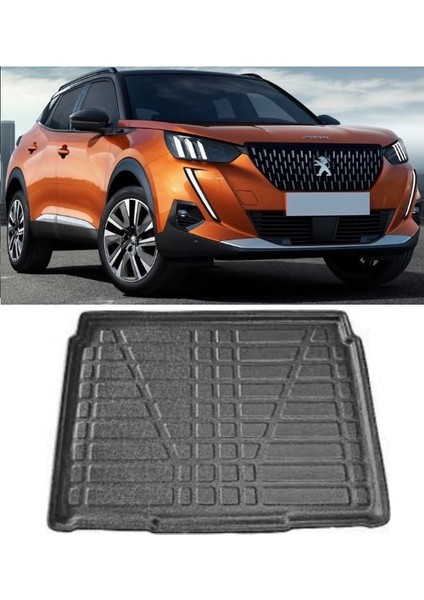 2020 Peugeot 2008 Bagaj Havuzu Tam Uyumlu Kauçuk