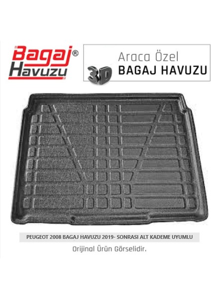 2020 Peugeot 2008 Bagaj Havuzu Tam Uyumlu Kauçuk fiyatları
