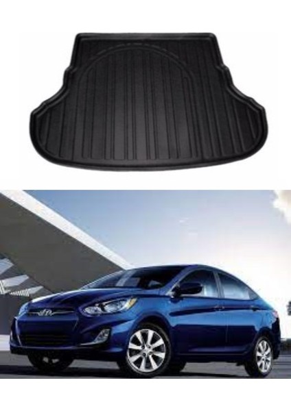 2011 Hyundai Accent Blue Bagaj Havuzu Kokusuz Kauçuk