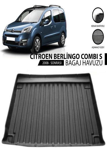 2009 Citroen Berlingo Combi Sx Bagaj Havuzu Kauçuk