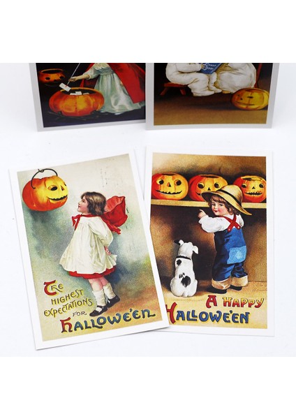 Kartpostal, halloween  10 set (40 adet)