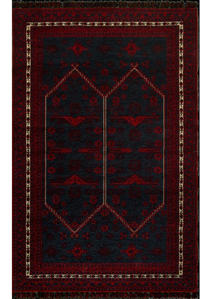 Tuğra Halı Türkmen 04 Etnik Desen Kilim