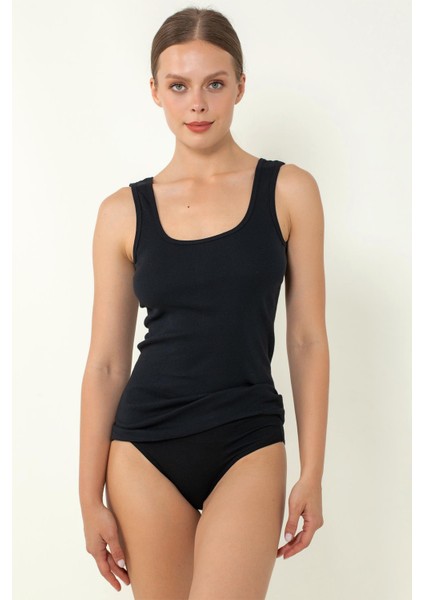 Pamuklu Kalın Askılı Kadın Atlet