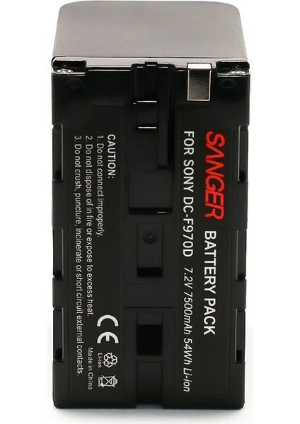 Sony HDR-AX2000 Hdr-Fx1 HDR-FX1000 Hdr-Fx7 Için Sanger NP-F970D Batarya