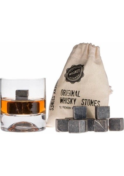 Viski Taşı Premium Doğal Mermer Içecek Soğutucu 12 Parça + 1 Adet Telefon Aksesuar Dövmesi indirimleri