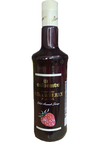 Çilek Aromalı Şurup Caliente 70 cl