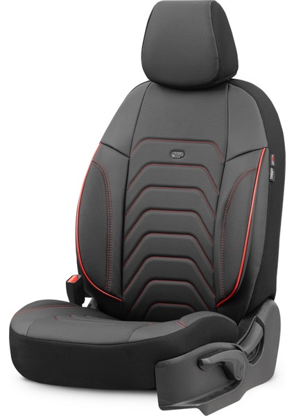 Yeni Core Design Premium Deri Ekstra Destekli Oto Koltuk Kılıfı Tam Set