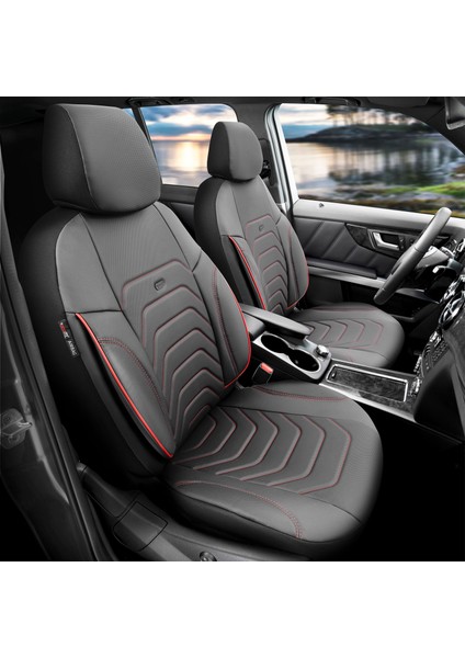 Yeni Core Design Premium Deri Ekstra Destekli Oto Koltuk Kılıfı Tam Set fiyatları