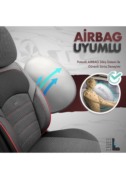 Yeni Nova Design Özel Pamuklu Kumaş Oto Koltuk Kılıfı Tam Set fırsatları