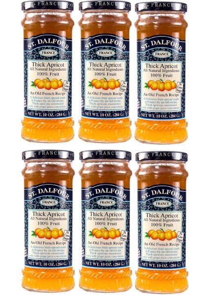 Kayısı Reçeli 284 gr x 6 Adet