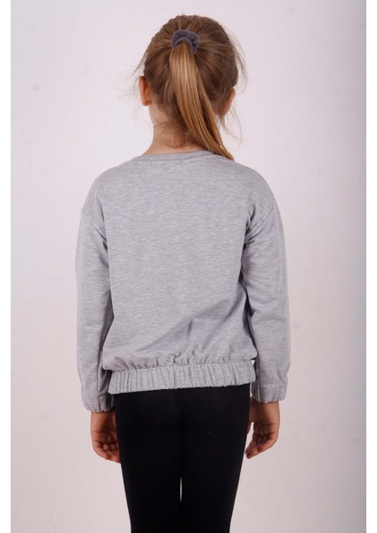 Toontoy Kız Çocuk You Wish Baskılı Sweatshirt modelleri