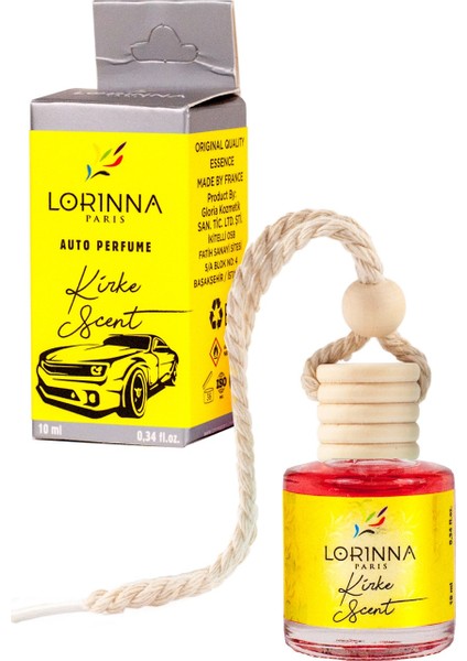 Lorınna Parıs Kırke Scent Parfümlü Oto Kokusu 10 ml