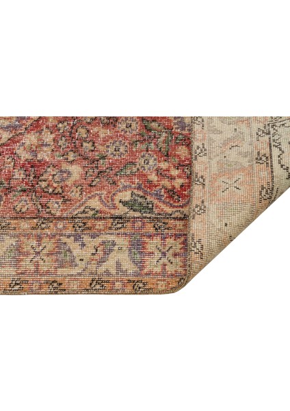 Eşsiz 100% Yün El Dokuma Vintage Halı 116 x 213 cm 9220 fiyatları