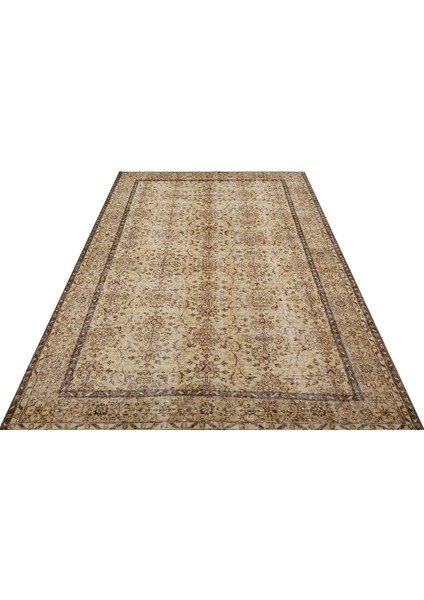 Eskitme Vintage %100 El Dokuma Halı 172 x 26 cm 9223