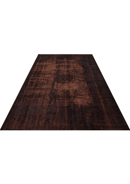 Gerçek El Dokuma Eskitme Vintage Halı 180 x 26 cm 9225