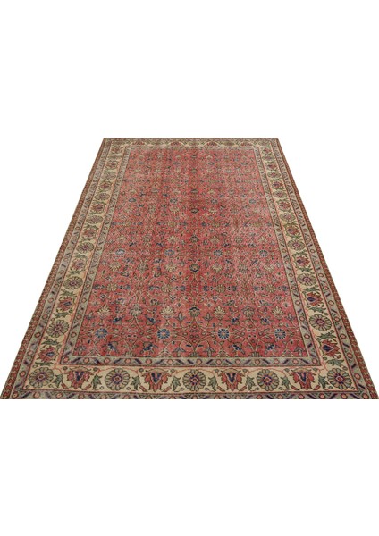 Vintage Eskitme El Dokuma Halı 155 x 262 cm 9269
