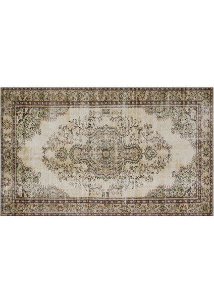 El Dokuma 100%YÜN Vintage Halı 160 x 261 cm 9277