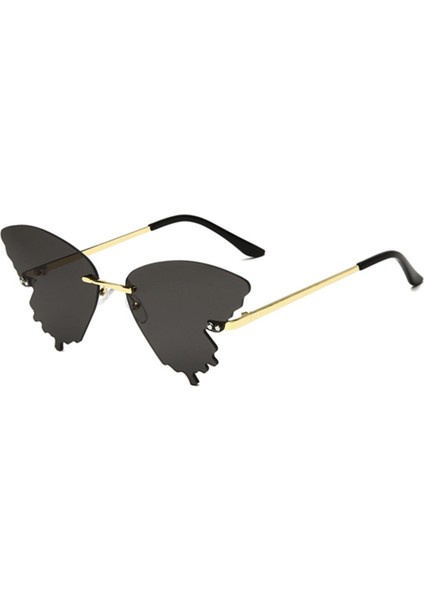 Çerçevesiz Üçgen Gözlük | Vintage & Retro Rimless Sunglasses fiyatları