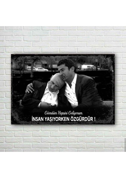 Kurtlar Vadisi Retro Ahşap Poster