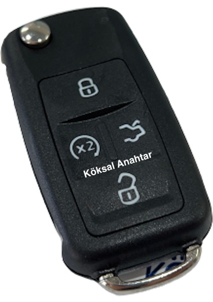 Volkswagen Sharan X2 4+1 Butonlu Kumanda Kabı