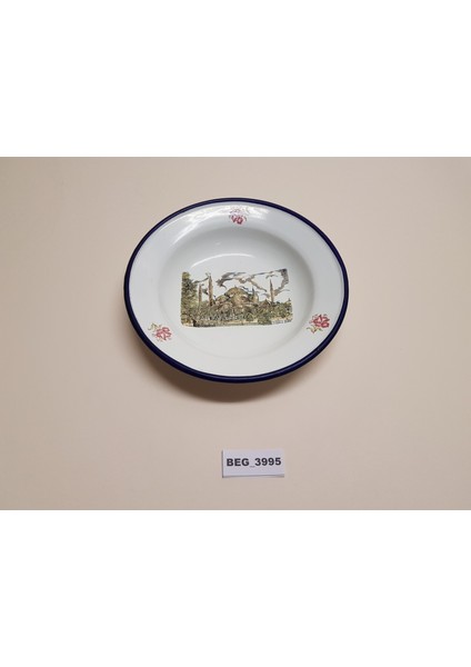 Ayasofya Müzesi Desenli Çinko-Emaye Tabak BEG_3995