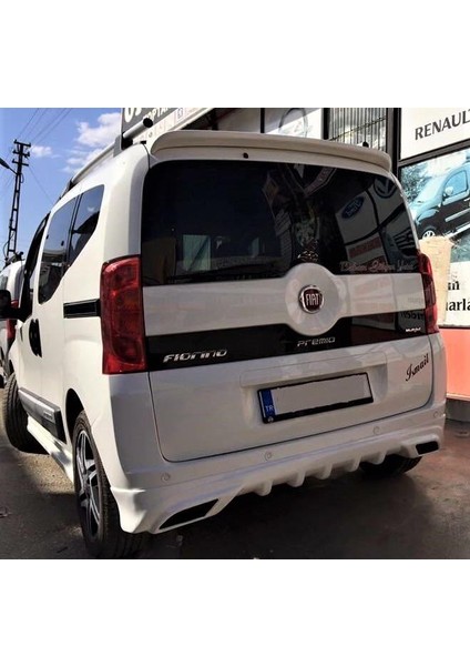 Fiber Aksesuar Fiat Fiorino Beyaz Spoiler