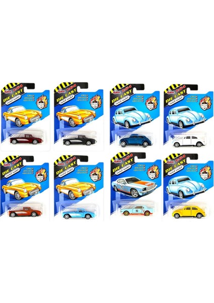 N955/7733-99-93-1 Kartela Çek Bırak Metal Araba 1:64 -Vardem