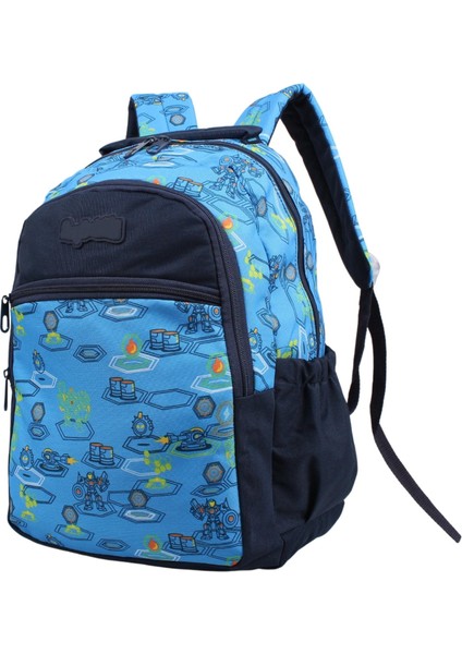 Kids Erkek Mavi Robot Model Kalemlikli Sırt Çantası fiyatları