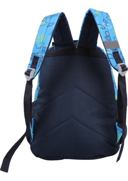 Kids Erkek Mavi Robot Model Kalemlikli Sırt Çantası fırsatları