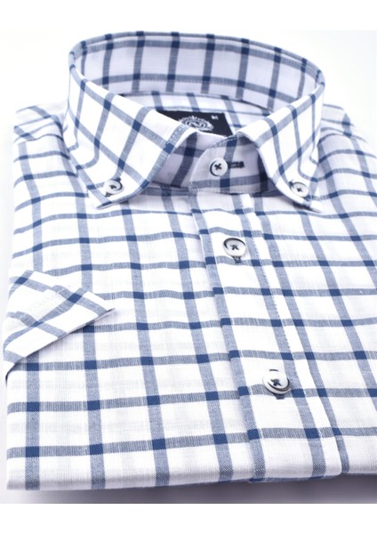 2022- Kısa Kol Adv Ekose Regular Gömlek /bordo/l modelleri