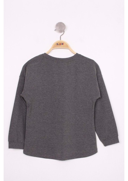 Toontoy Kız Çocuk Varaklı Cep Baskılı T-Shirt fiyatları