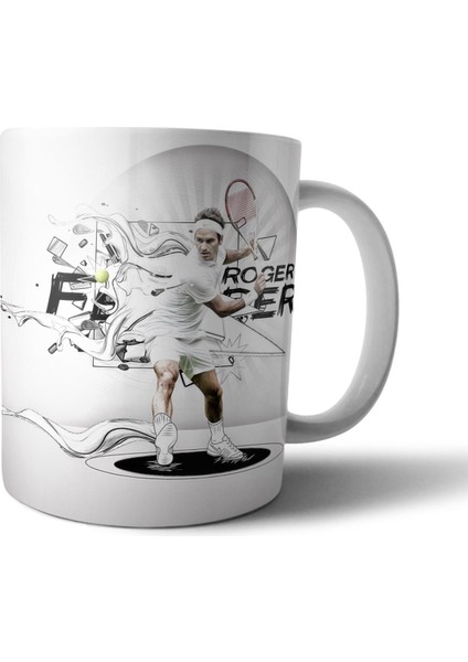 Roger Federer Kupa Bardak Model 2
