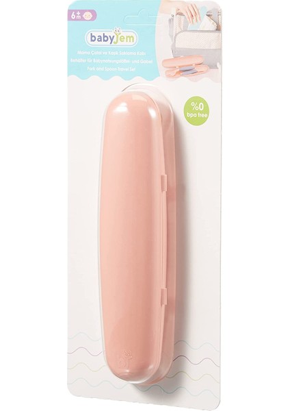 Babyjem 8681049217042 Çatal Kaşık Saklama Kabı Gül Kurusu, Çok Renkli modelleri