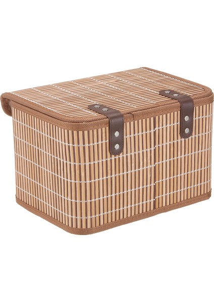 English Home Hardwood Bambu Saklama Kutusu 28X20X18 cm Kahve