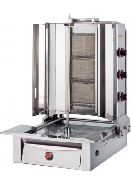 Sılverınox - 3 Radyanlı Doğalgazlı Alttan Motorlu Döner Ocak