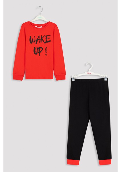 Çok Renkli B. Wake Up 2li Pijama Takımı